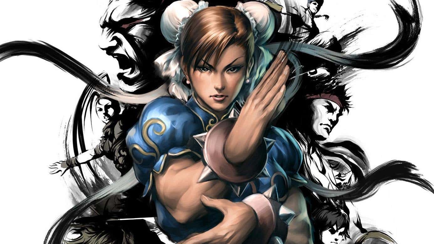 Chun-Li appears on the front of Street Fighter III: Online 